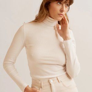 KOTN Ribbed Turtleneck Longsleeve
